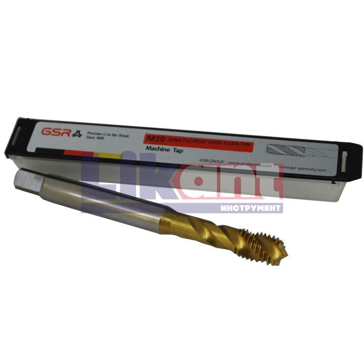 Метчик М10х1,5 круч. Р6М5К5 GSR